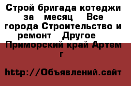 Строй.бригада котеджи за 1 месяц. - Все города Строительство и ремонт » Другое   . Приморский край,Артем г.